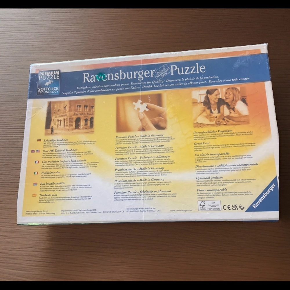 New Starbucks 50th Anniversary Edition 500 Pcs Puzzle Ravensburger Coffee Retro - Picture 3 of 4